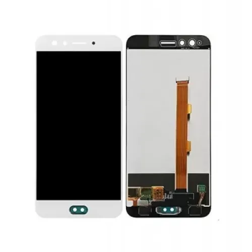 LCD with Touch Screen for Oppo F3 - Gold (Display Glass Combo Folder)