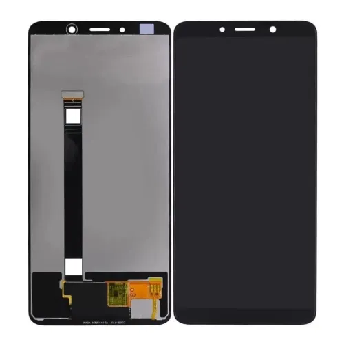 LCD with Touch Screen for Realme 1 - Black (Display Glass Combo Folder)