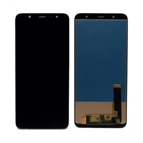 LCD with Touch Screen for Samsung Galaxy A6 Plus 2018 - Black (Display Glass Combo Folder)