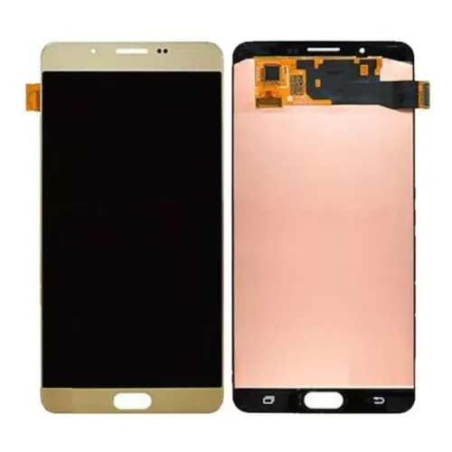 LCD with Touch Screen for Samsung Galaxy A9 Pro 2016 - Gold (Display Glass Combo Folder)