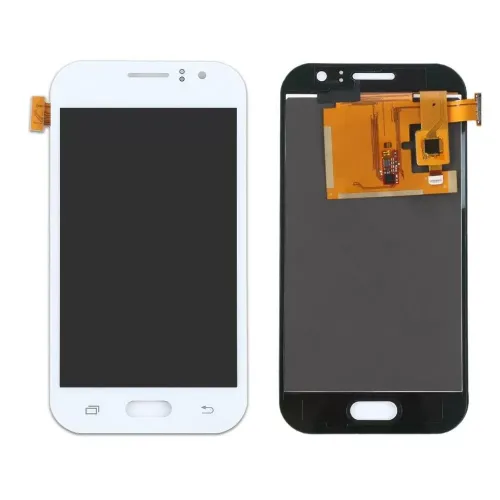 LCD with Touch Screen for Samsung Galaxy J1 Ace - White (Display Glass Combo Folder)