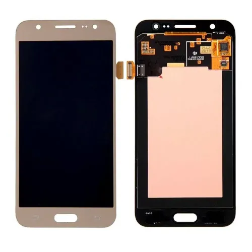 LCD with Touch Screen for Samsung Galaxy J7 - Gold (Display Glass Combo Folder)