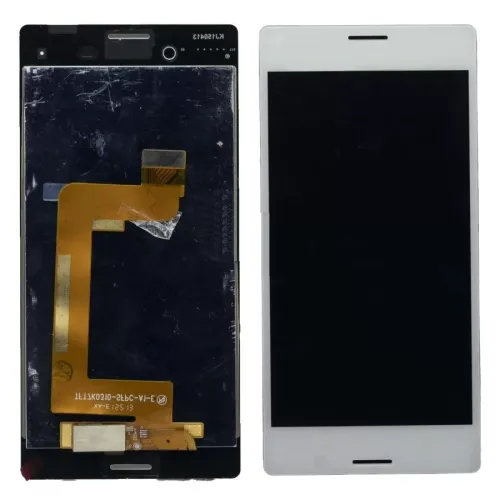 LCD with Touch Screen for Sony Xperia M4 Aqua Dual - White (Display Glass Combo Folder)