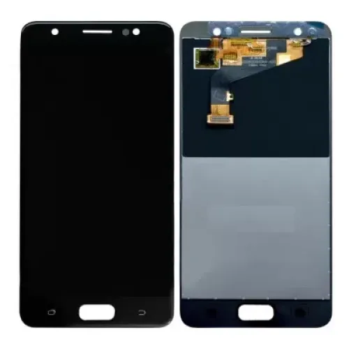 LCD with Touch Screen for Tecno i3 - Black (Display Glass Combo Folder)