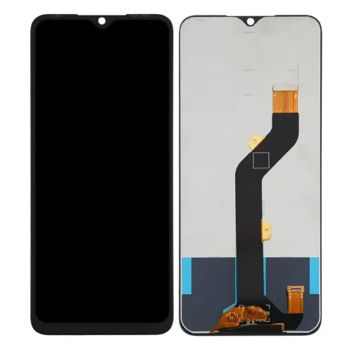 LCD with Touch Screen for Tecno Spark 6 Air - Black (Display Glass Combo Folder)