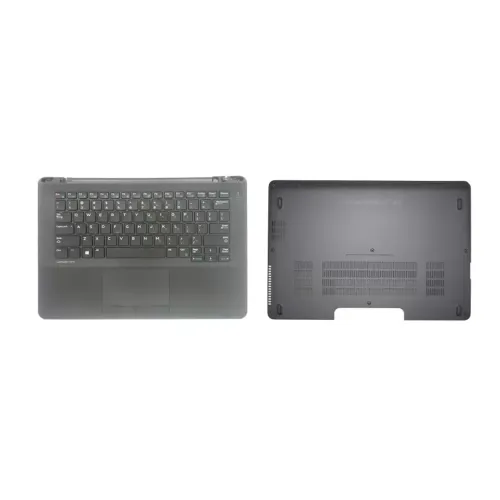 Dell Latitude E7270 7270 Touchpad Palmrest with Backlit Keyboard and Bottom Cover Set