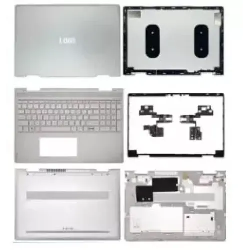 HP ENVY X360 15-BP 15M-BQ LCD Top Cover Bezel Hinges with Palmrest and Bottom Base Body Assembly