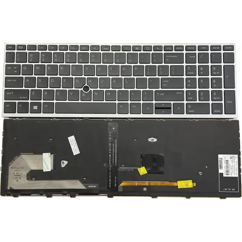 HP EliteBook/ZBook Backlit Keyboard with Mouse Combo - Compatible with 850-G6, 855-G5, 850-G5, 755-G5, 750-G5, 15U-G5, 15U-G6 Series