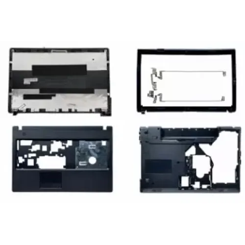 Lenovo G570 G575 G575GX G575AX LCD Top Cover Bezel Hinges with Touchpad Palmrest and Bottom Base Body Assembly