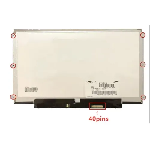 Laptop Screen 13.3 inch WideScreen HD 1366x768 40 Pin video Connector LTN133AT28 701