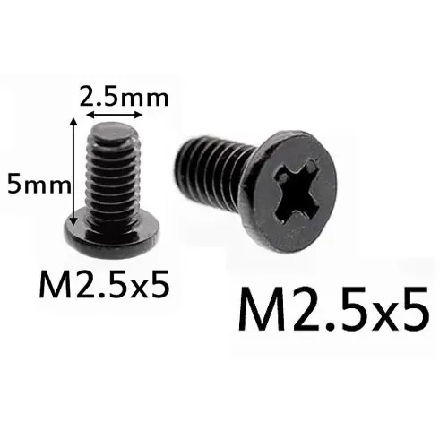 Laptop M2.5x4 Width 2.5MM Height 4MM Screw - 100 Pieces