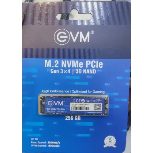 NVMe PCIe SSD M.2 256GB Single Cut (1-Cut)