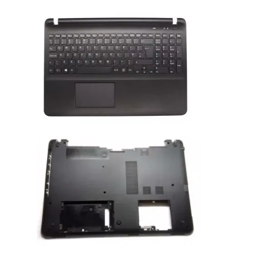 Sony Vaio SVF15215SNB Touch Laptop Bottom Base with Touchpad Palmrest Keyboard