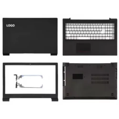 Lenovo V110-15 V110-15ISK Series LCD Top Cover Bezel Hinges with Touchpad Palmrest and Bottom Base Body Assembly