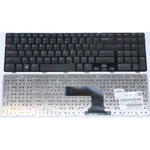 Laptop Keyboard Black for Dell Inspiron N5721