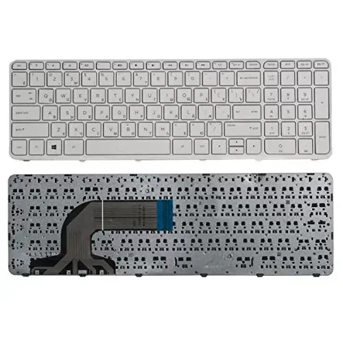 Replacement Laptop Keyboard for HP Pavilion 15 15N Series - White (No Frame)