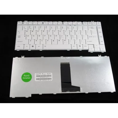 Laptop Keyboard Compatible for Satellite L300 (White)