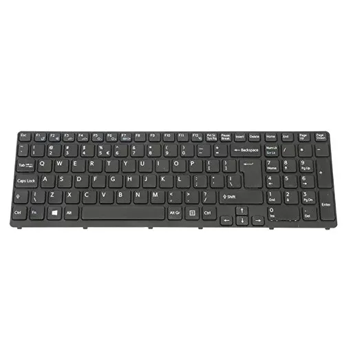 Laptop Keyboard Compatible for Sony VAIO SVE15 Black