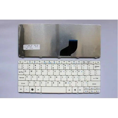 Laptop Keyboard for Acer Aspire One D255 White