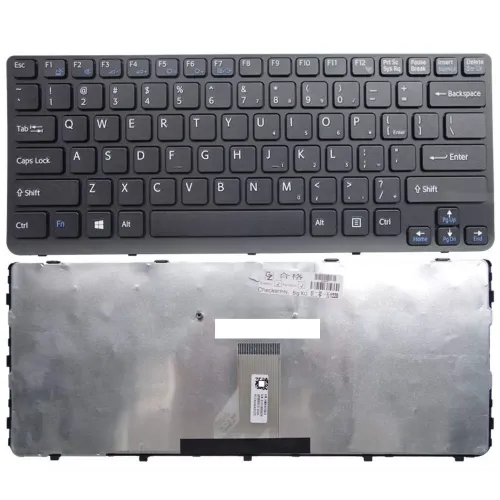 Laptop Keyboard for Sony Vaio SVE14 Series (Black)