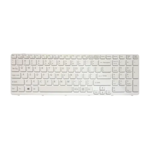 Laptop Keyboard for Sony VAIO SVE-15 Series (White)