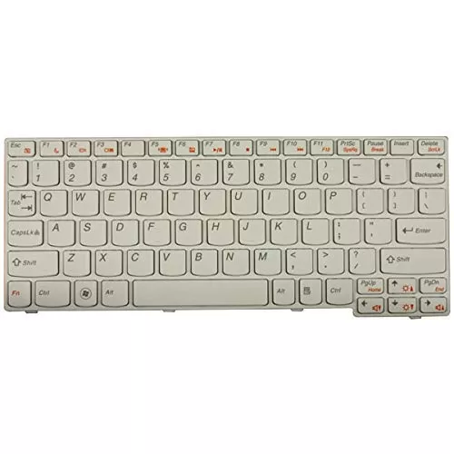 White Replacement Keyboard for Lenovo IdeaPad Mini S10