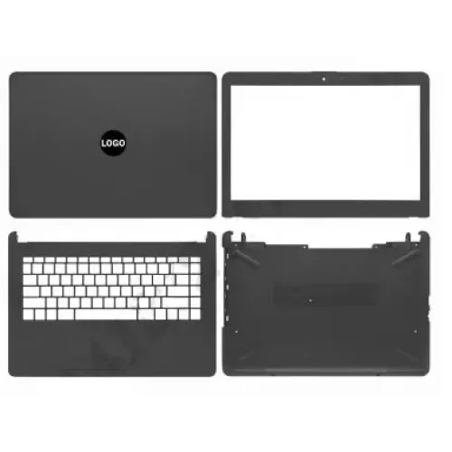 HP 14-BS 14-BW 14-BU 246 G6 240 G6 LCD Top Cover Bezel with Touchpad Palmrest and Bottom Base Body