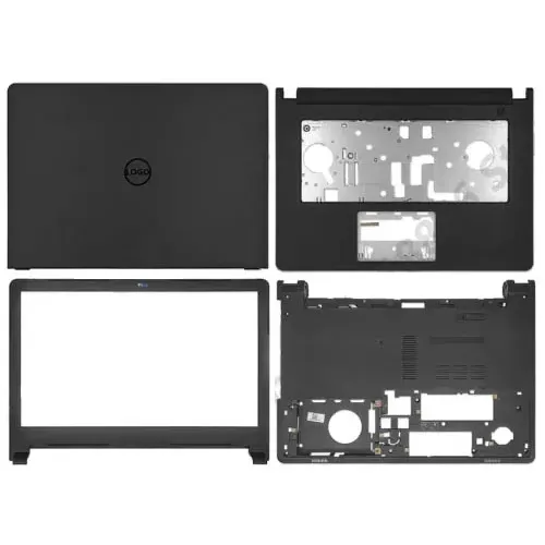 Dell Inspiron 14 5458 5459 5455 Complete LCD Top Cover Bezel, Palmrest, and Bottom Base Body Assembly