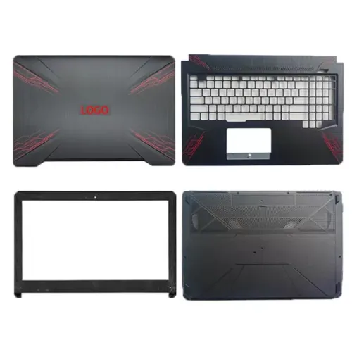 Asus FX504 504G FX80 80G 80GD FZ80 ZX80G LCD Top Cover Bezel with Palmrest and Bottom Base Body Assembly