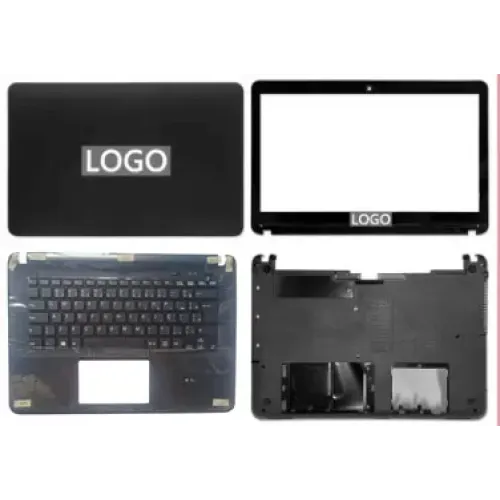 Sony Vaio SVF14 SVF141 SVF142 SVF143 SVF144 LCD Top Cover Bezel with Palmrest Keyboard and Bottom Base Body Assembly