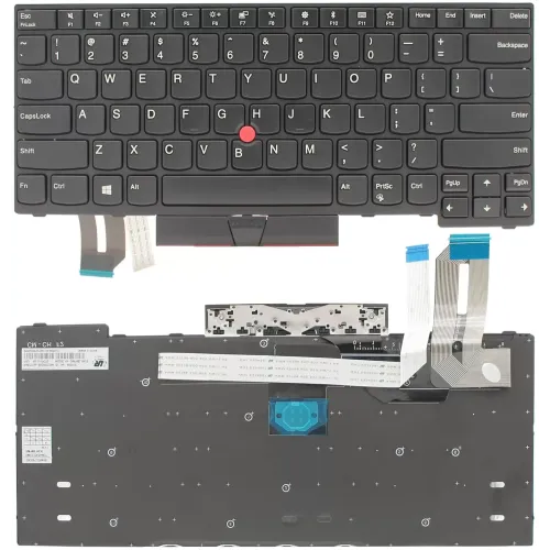 Lenovo Thinkpad Keyboard Replacement for E480, E485, L480, L380, T480S