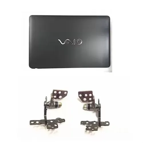 Sony Vaio SVF152A1WW Top Cover Bezel with Hinges Black AH