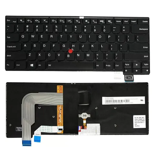 Lenovo T460s Laptop Keyboard - Non-Backlit