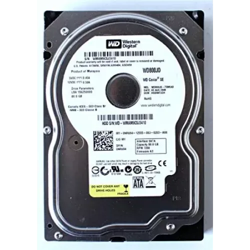 0NR694 Dell 80GB 7.2K 1.5G 3.5inch SATA hard disk