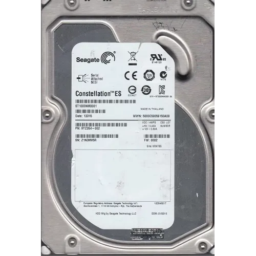 Seagate 1TB 7.2K RPM 6Gbps SAS Hard Disk 9YZ264-002