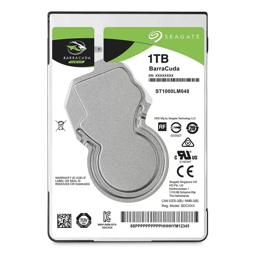 Seagate Barracuda 1 TB Internal Hard Drive HDD 2.5nch SATA Laptop