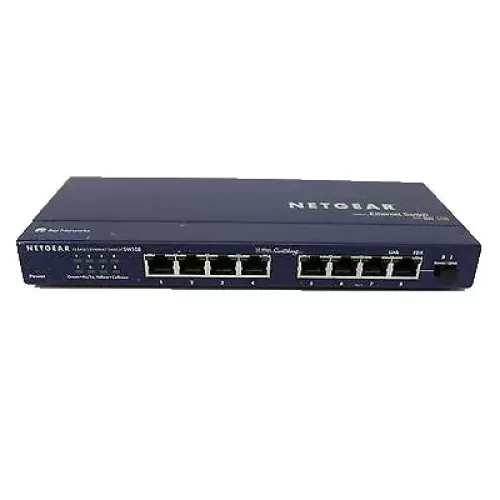 Netgear SW108 SW 10810 BASE-T 8 Port Ethernet Managed Switch