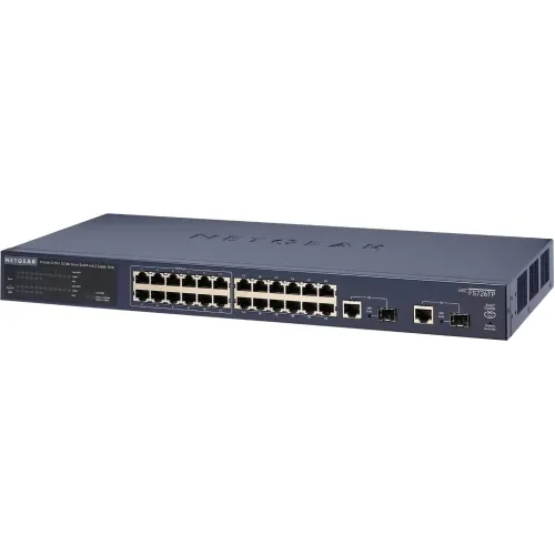 Netgear Prosafe FS726TP 10/100 2 Gigabit 24 port Ethernet Switch