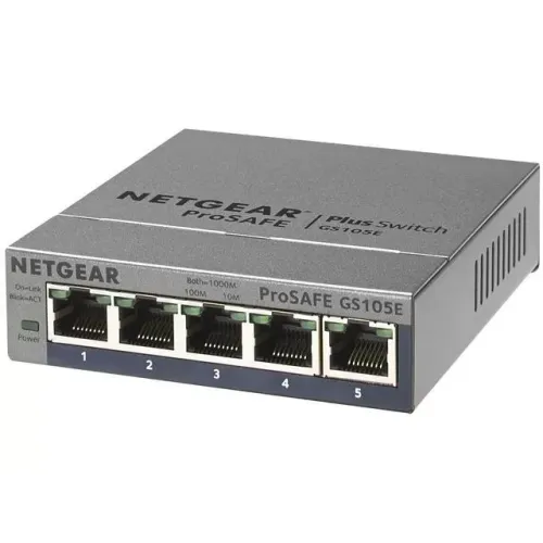 Netgear ProSafe GS105E v2 5 Port Gigabit Unmanaged Switch