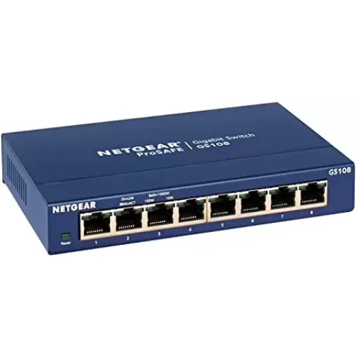 Netgear GS108 V4 ProSafe Gigabit Ethernet 8 Port Switch