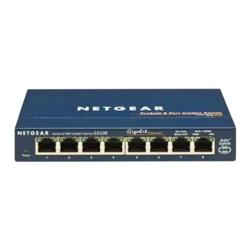 Netgear ProSafe GS108 8 Port Gigabit Unmanaged Switch