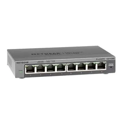 Netgear Prosafe GS108E V2 8 port Gigabit Ethernet Switch