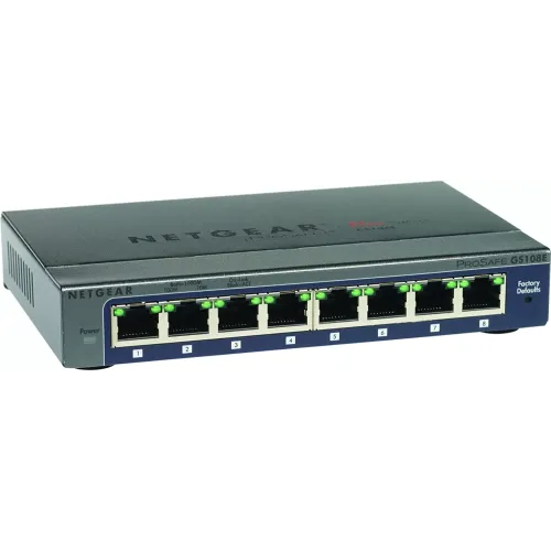 Netgear GS108E v3 8 Port Gigabit Smart Managed Switch