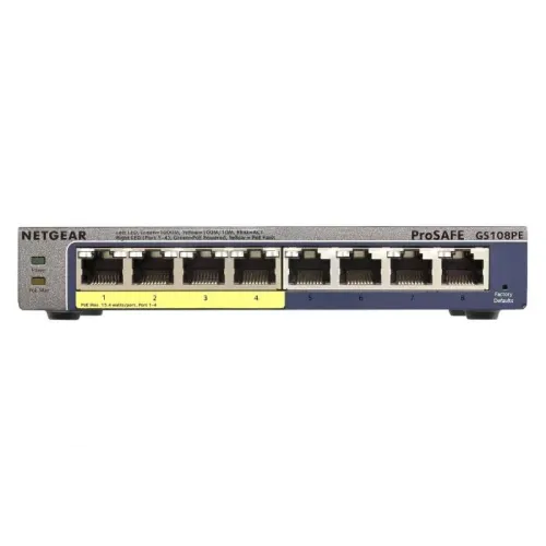 Netgear GS108PE v3 8 Port Gigabit Smart Managed Plus Switch