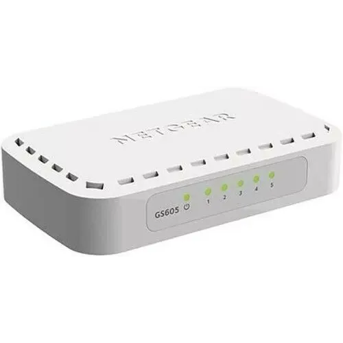 Netgear GS605 V5 5 Port Gigabit Ethernet Unmanaged Switch