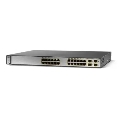 Cisco 24 Port PoE Managed Switch WS-C3750 24PS-E