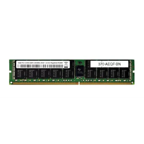 Dell 16GB PC4-23400 DDR4-2933MHz ECC Registered CL21 288-Pin DIMM 1.2V Dual Rank Memory Module Part# 370-AEQF