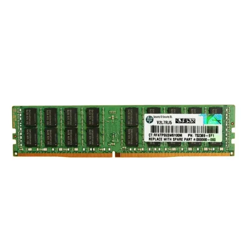 HP 16GB PC4-17000 DDR4-2133MHz ECC Registered CL15 288-Pin DIMM Memory Module Part# 752369-MH1