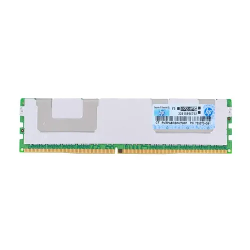 HP 64GB PC4-17000 DDR4-2133MHz ECC Registered CL15 288-Pin Load Reduced DIMM 1.2V Quad Rank Memory Module Part# 752373-G91