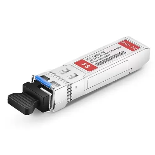 FS SFP-10G-BX40D-I 10GBASE-BX40-D BiDi SFP+ 1330nm-TX/1270nm-RX 40km DOM Transceiver